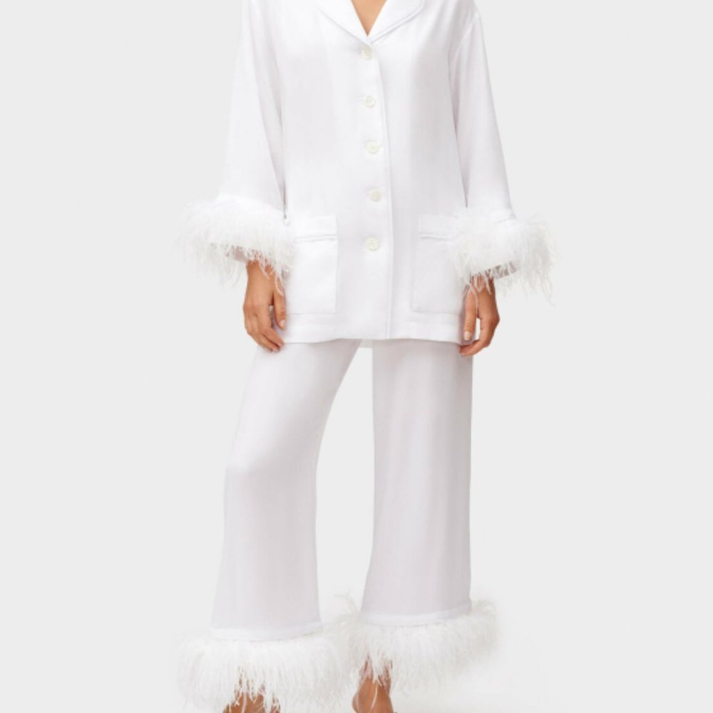 Party Pajamas Set with Double Feathers